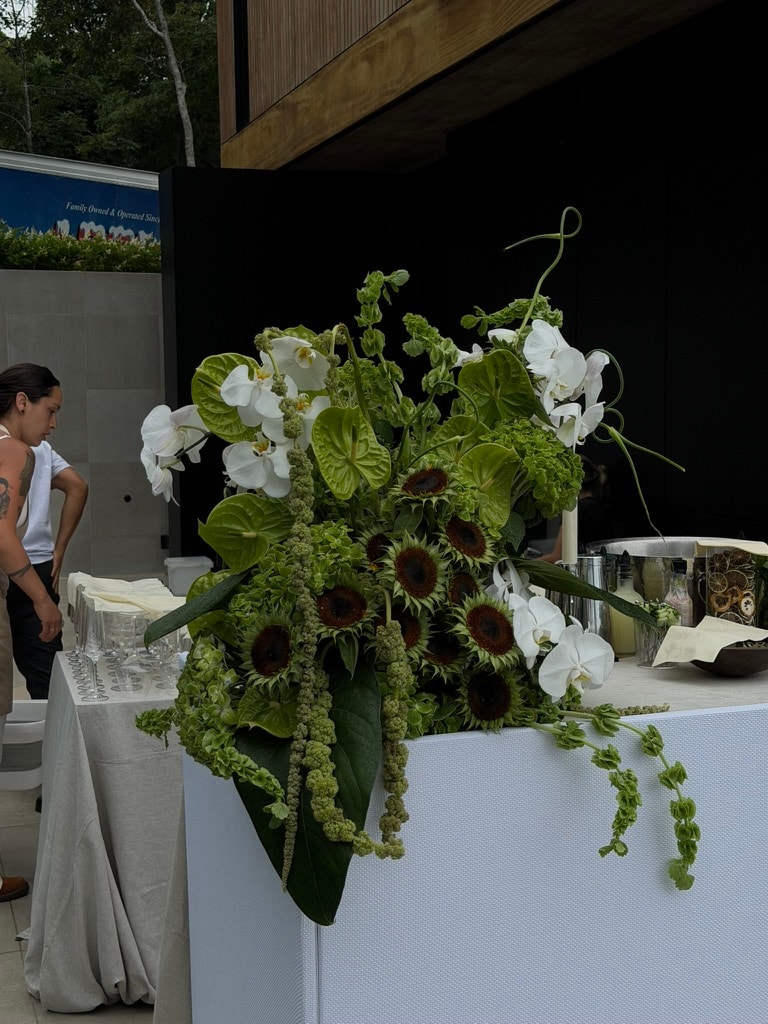Floral event arrangement